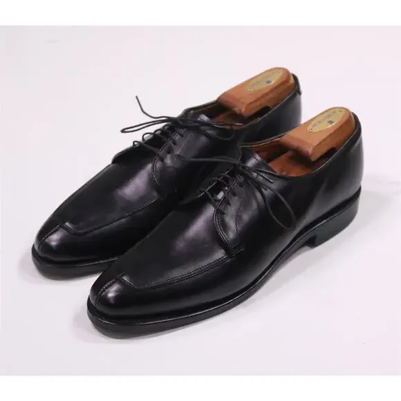 Allen Edmonds Delray Black Aplit Toe Leather Oxford Dress Shoes 9 A New! - Picture 2 of 12